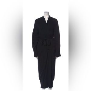 Nili Lotan Long Cashmere Cardigan, Black